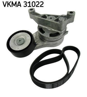 Kit de courroie d'accessoire (Courroie d’alternateur) SKF ref. VKMA 31022